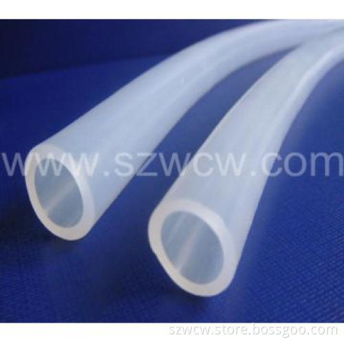 Extruded silicone rubber tubing